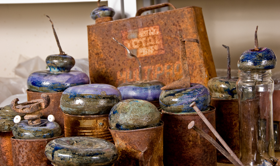 reciclaje oxido obra cerámica fango